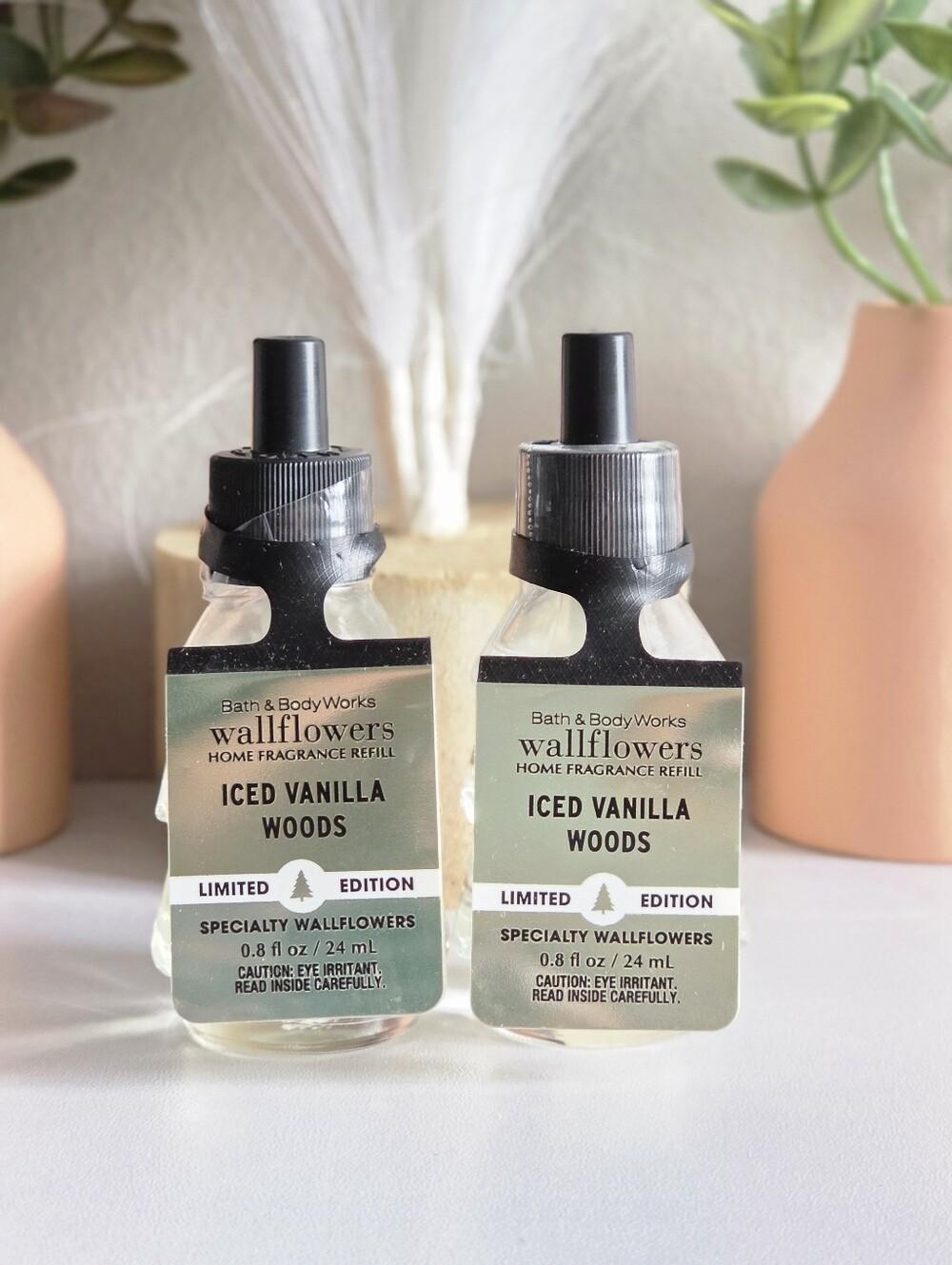 Limtied Edition Iced Vanilla Woods Wallflower Refills by Bath and Body Works